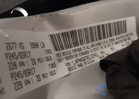 2010 Jeep Grand Cherokee Laredo из США, поврежденный, VIN 1J4PR4GK7AC137451